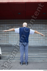 Whole Body Man T poses White Casual Average Standing Street photo references